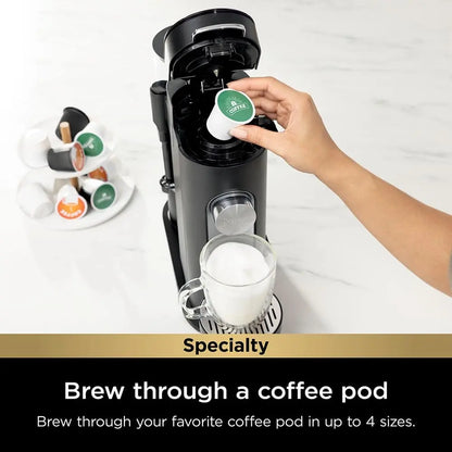 Single-Serve Pods & Grounds SpecialtyCoffee Maker