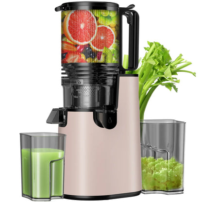 Cold Press Juicer -  5.4 Inch Feed Chute, High JuiceYield, Easy Clean, 55rpm Technology for  Vegg