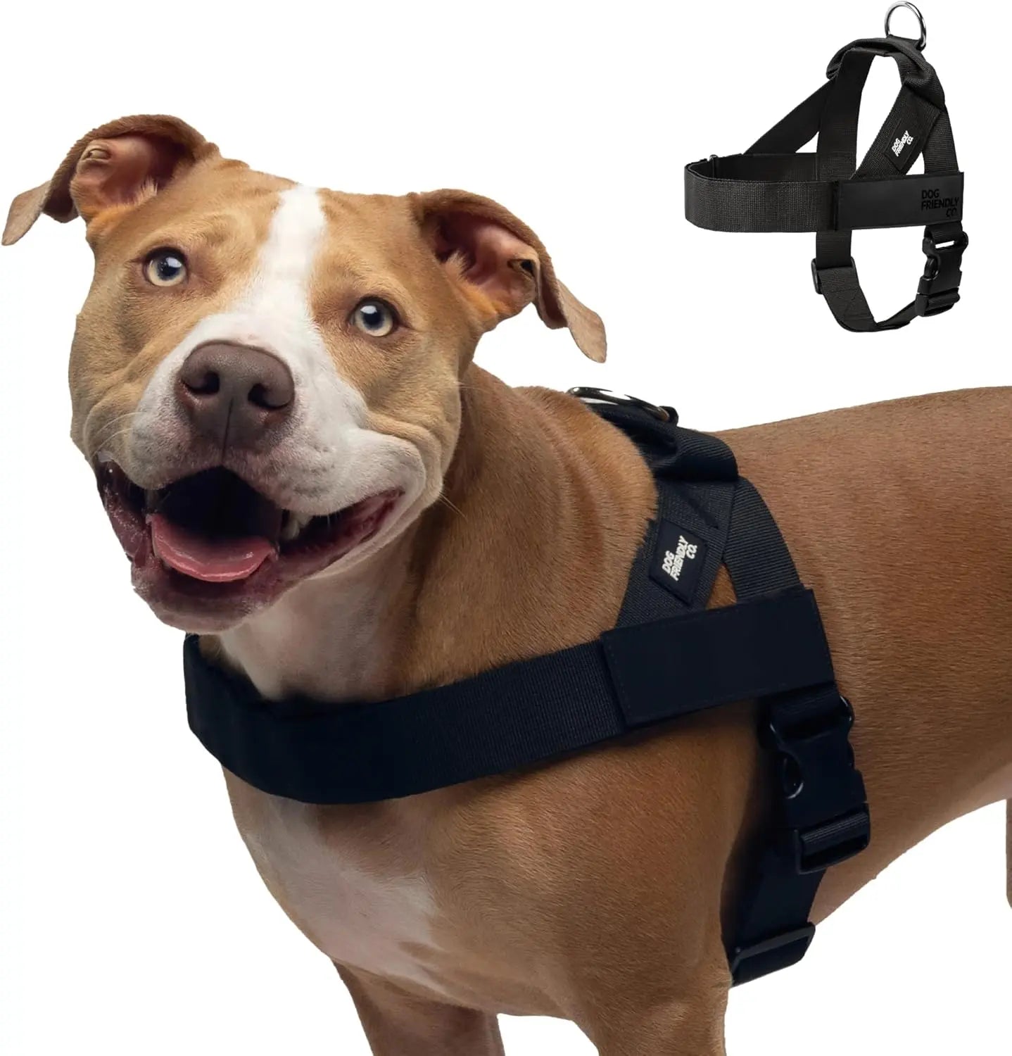 Dog Harness – Easy to put on, anti-pull design – Safe, secure, and comfortable – Suitable for all dogs