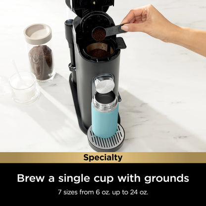 Single-Serve Pods & Grounds SpecialtyCoffee Maker