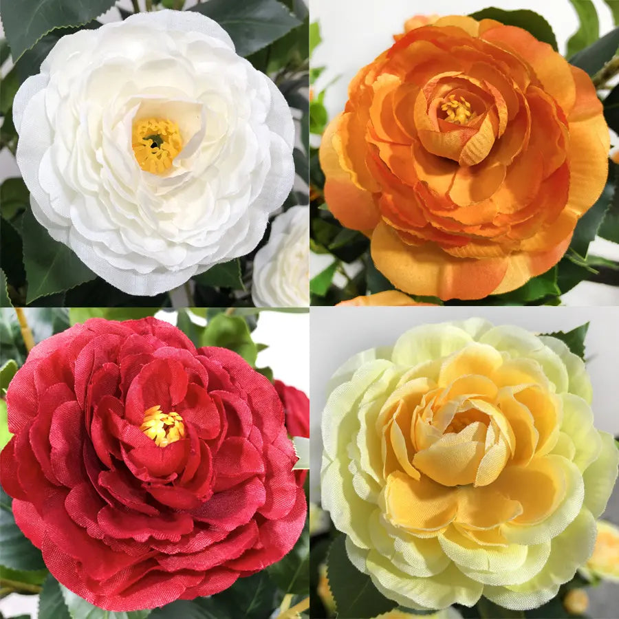2 Pcs 3-foot Camellia Tree with DecorativePebbles