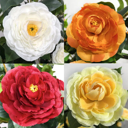 2 Pcs 3-foot Camellia Tree with DecorativePebbles
